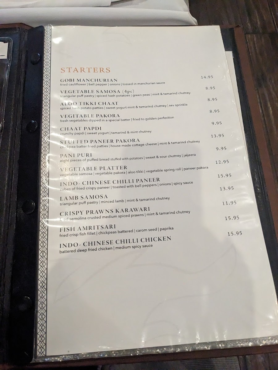 Menu India Oven Citrus Heights-1