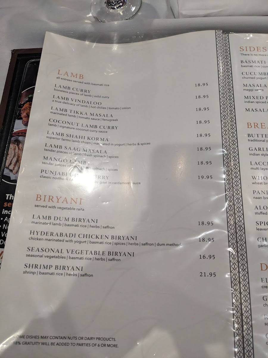 Menu India Oven Citrus Heights-5