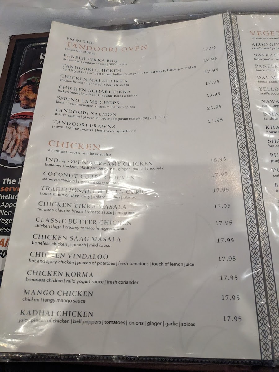 Menu India Oven Citrus Heights-6